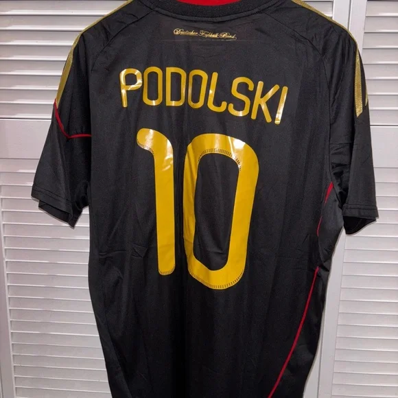 Podolski Germany 2010 World Cup Away Jersey - Picture 2 of 4